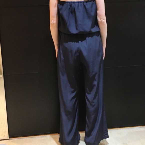 SOLD!!Zoe New York Strapless Silk Jumpsuit - Picture 3 of 4